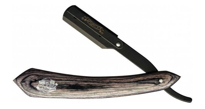 NAVAJA CAPTAIN COOK MANGO DE MADERA NEGRA 1 NAVAJA CAPTAIN COOK MANGO DE MADERA NEGRA