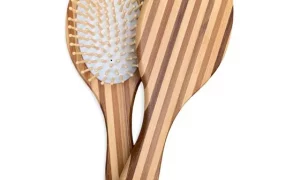 Cepillo plano cerda, mango bambú
