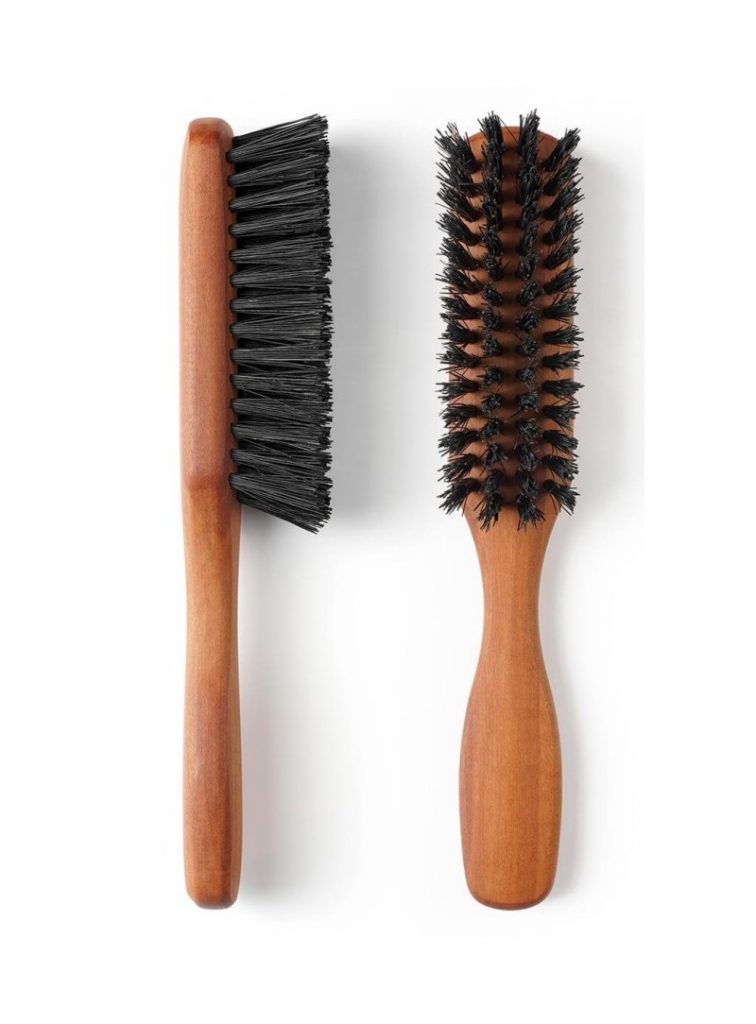 Cepillo plano mediano para barba 1 Cepillo plano mediano para barba