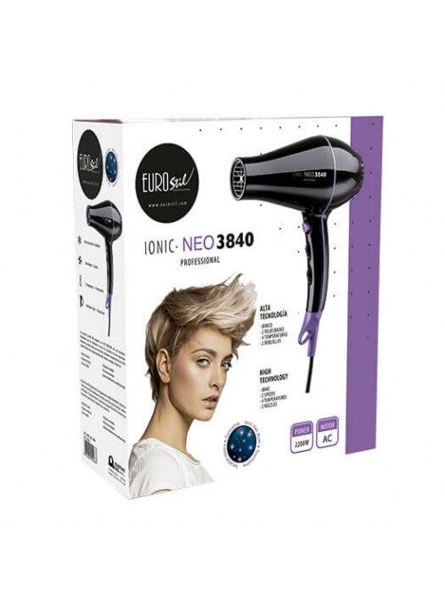 DISCOVERY Secador iónico. 5 temperaturas Peso 390 g. 1700 W. Muy silencioso