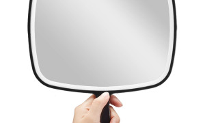 Espejo cuadrado con mango