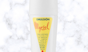 MYRSOL Emulsión, para afeitado sin brocha y para después del afeitado. 180 ml